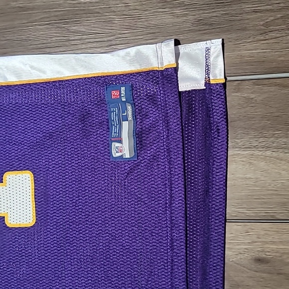 Vintage Reebok Minnesota Vikings Bret Favre Football Jersey size Large Boys - Picture 3 of 6